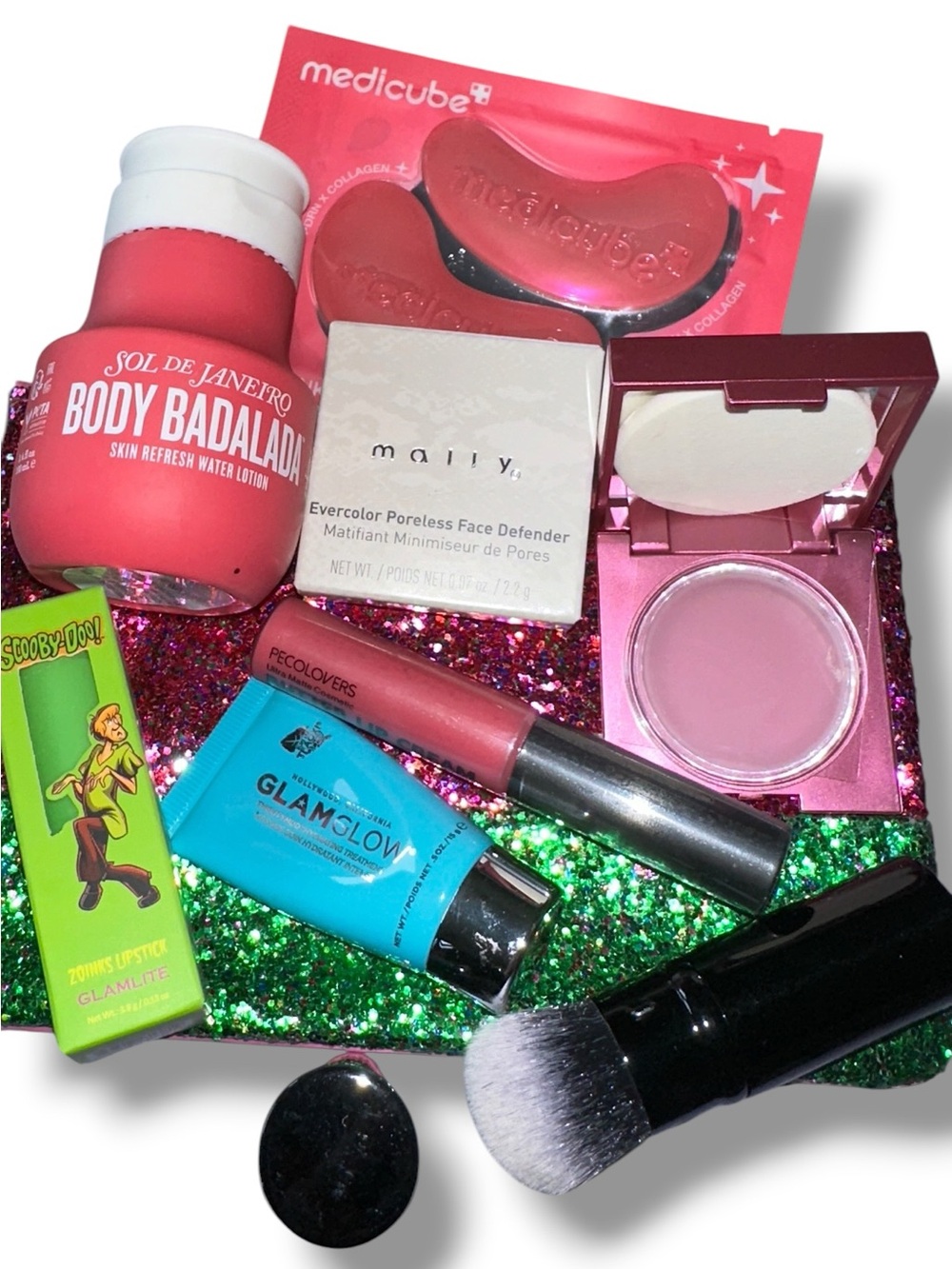 Multi Beauty Skin Bundle Sol de Janeiro, Mally, Glamglow IPSY WICKED POUCH
